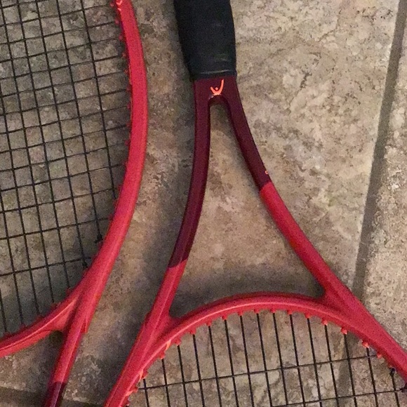 TWO Head Graphene 360+ Prestige Midplus, 4 5/8 RACQUETS, NEW GRIP & HEAD GUARD. - Picture 9 of 10